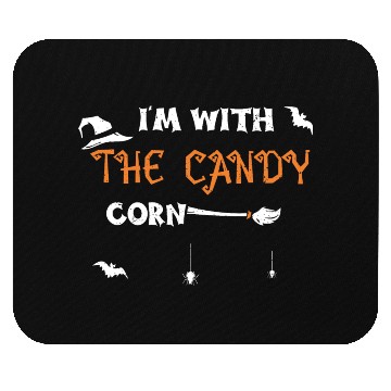 Discover I'm With The Candy Corn Mouse Pads