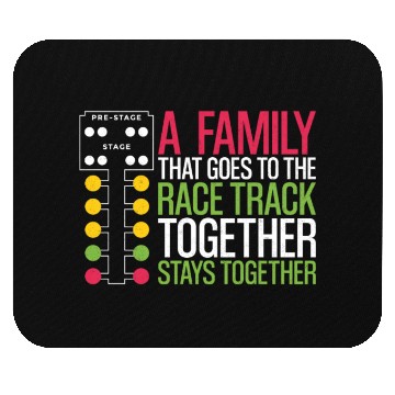 Discover Drag Racing Race Car Family A Mouse Pads