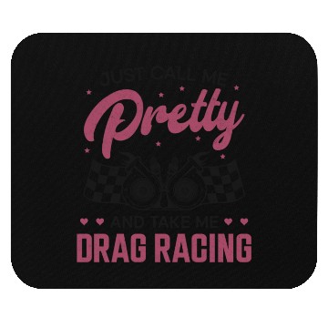 Discover Drag Racing Race Car Girl Just Mouse Pads
