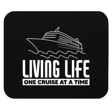 Discover Living Life One Cruise At A Time Mouse Pads