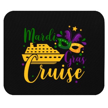 Discover Mardi Gras Cruise Mouse Pads