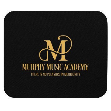 Discover New Logo Print Size Centered Gold Transparent Mouse Pads