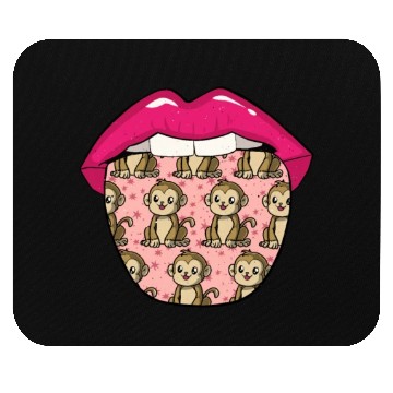 Discover Monkey Lips Mouse Pads