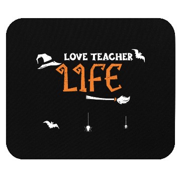 Discover Love Teacher Life - Halloween Mouse Pads