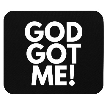 Discover God Got Me, Christian, Quote Mouse Pads
