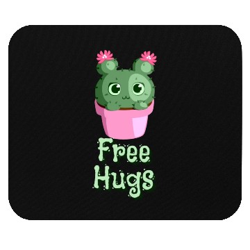 Discover free hugs Cactus Mouse Pads