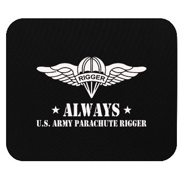 Discover Us Army parachute rigger Mouse Pads