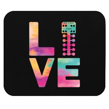 Discover Drag Racing Race Car Watercolor Mouse Pads