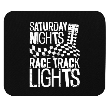 Discover Drag Racing Race Car Saturday Mouse Pads