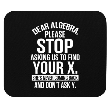 Discover Algebra Teacher Apparel - Awesome Funny Math Teach Mouse Pads