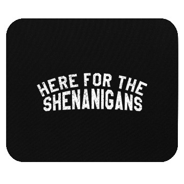 Discover Here For Shenanigan Paddy Shamrock Saint Patricks Mouse Pads