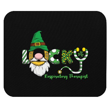 Discover Lucky Respiratory Therapist Saint Patricks Mouse Pads