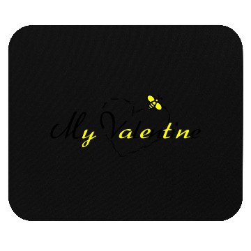 Discover Bee my valentine740 Mouse Pads