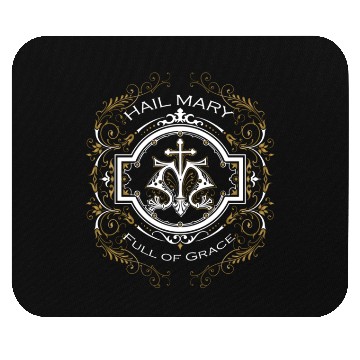 Discover Ave Maria Schubert Latin Mass Blessed Mother Mary Mouse Pads