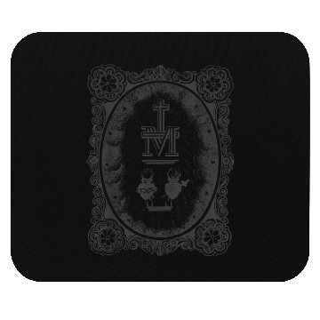 Discover Medal Sacred Heart Immaculate Mary Cath Mouse Pads