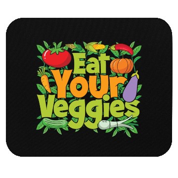 Discover Eat Your Veggies Mouse Pads