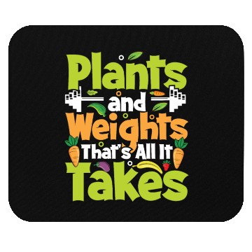 Discover Plants and Weights, That's All It Takes Mouse Pads