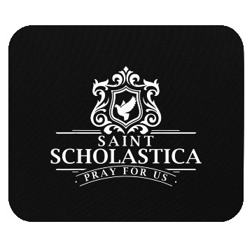 Discover St Scholastica Benedict Catholic Saints Benedictin Mouse Pads