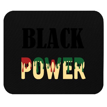 Discover Black Power Mouse Pads