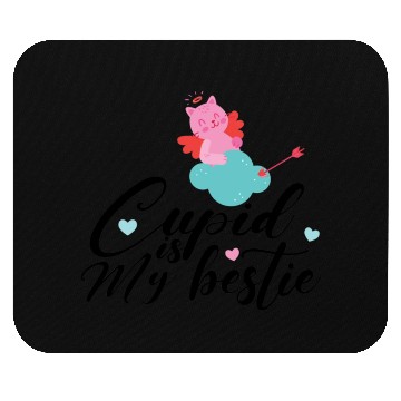 Discover Cupid is my bestie gift for valentine cupid lovers Mouse Pads