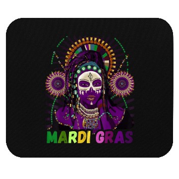 Discover Voodoo Queen Magic Mardi Gras Mouse Pads