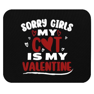 Discover Funny Valentine Day Couple Mouse Pads Sorry Girls My C