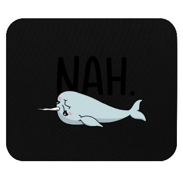 Discover Procrastinating Narwhal Lover Aquatic Animals Mouse Pads