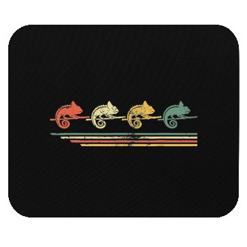 Discover retro vintage chameleon lover animal father day Mouse Pads