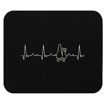 Discover Mother daughter dancing. Heart. Love. EKG. Pulse. Mouse Pads