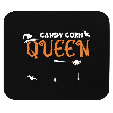 Discover Candy Corn Queen - Halloween Mouse Pads