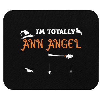 Discover I'm Totally Ann Angel - Halloween Mouse Pads