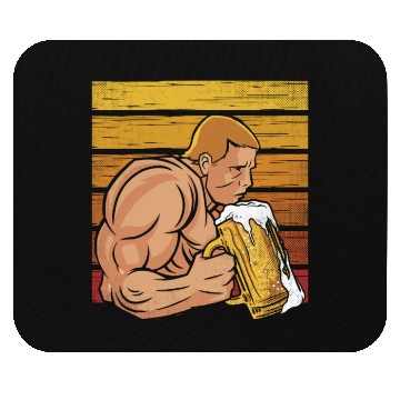 Discover Bodybuilding - Gym Retro Mouse Pads