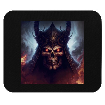 Discover Fiery demon of death version 2 Mouse Pads
