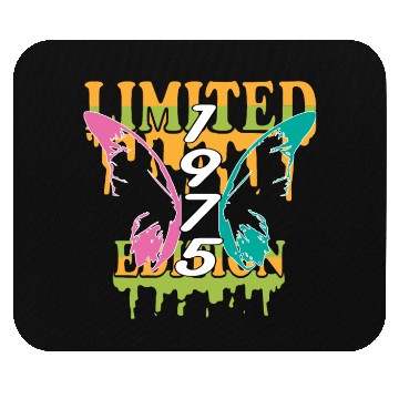 Discover 1975 Born Limited Edition Butterfly Gift Mouse Pads