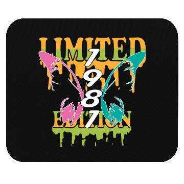 Discover 1981 Born Limited Edition Butterfly Gift Mouse Pads