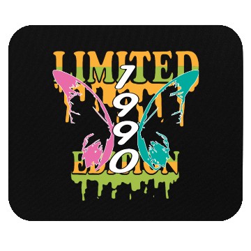 Discover 1990 Born Limited Edition Butterfly Gift Mouse Pads