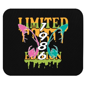 Discover 1986 Born Limited Edition Butterfly Gift Mouse Pads
