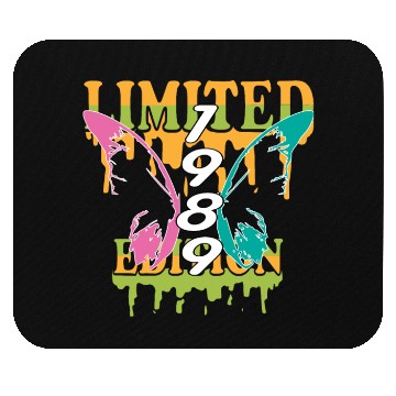 Discover 1989 Born Limited Edition Butterfly Gift Mouse Pads