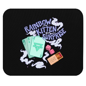 Discover rainbow kitten surprise Mouse Pads