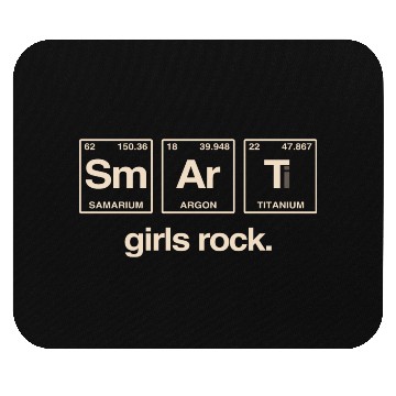 Discover SMART GIRLS ROCK - Elements Periodic Table Mouse Pads
