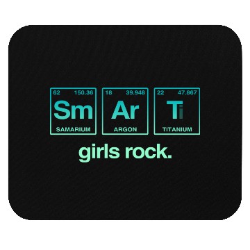 Discover SMART GIRLS ROCK - Elements Periodic Table Mouse Pads