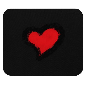 Discover Red Heart Mouse Pads