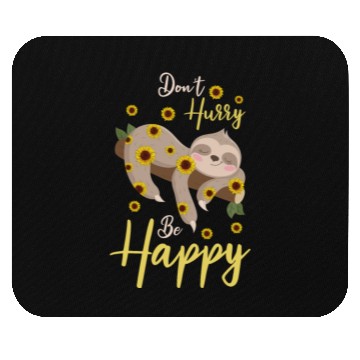 Discover Sunflower Gardening Sloth Sloth Sunflower Mouse Pads