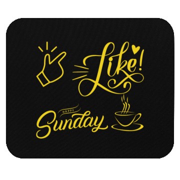 Discover easy like sunday coffee Mouse Pads