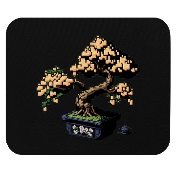 Discover 8 Bit Bonsai Tree Mouse Pads