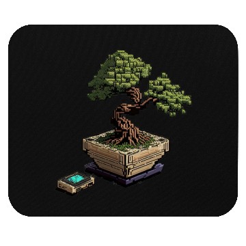 Discover 8 Bit Bonsai Tree Mouse Pads