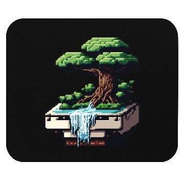 Discover 8 Bit Bonsai Tree Mouse Pads