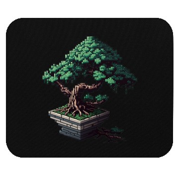 Discover 8 Bit Bonsai Tree Mouse Pads