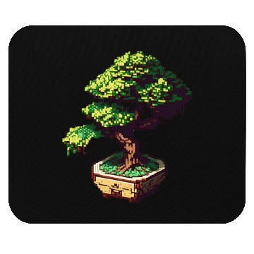 Discover 8 Bit Bonsai Tree Mouse Pads