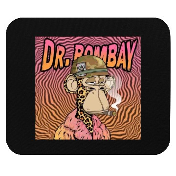Discover DR BOMBAY, NFT Art, Trippy Monkey Mouse Pads